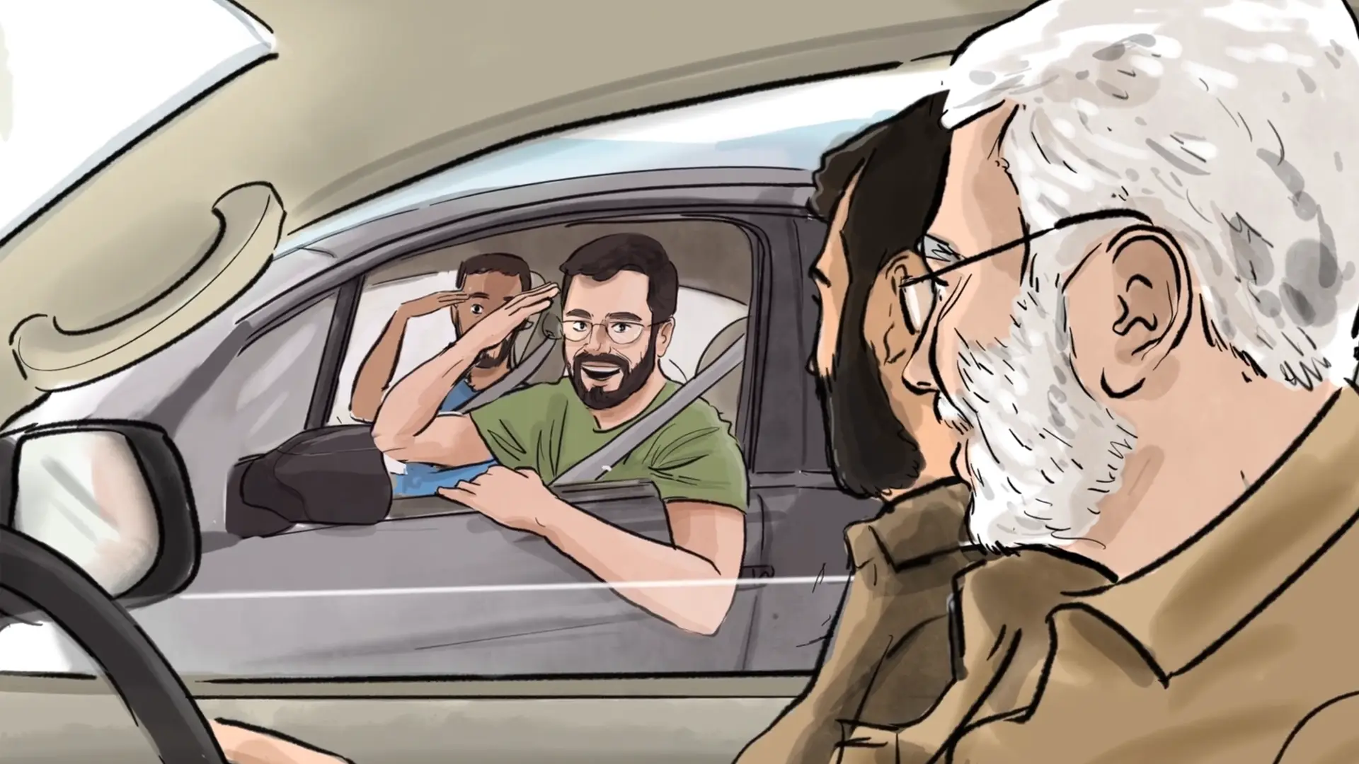 ابومهدی و سرویس مدرسه